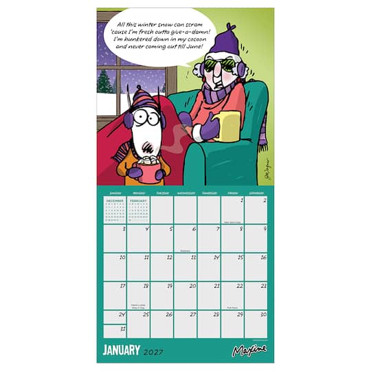 2027 Maxine Mini Calendar